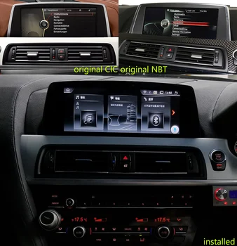Automobilis Stereo-BMW 6 Serijos F06 F12 2010-2012 su CIC 4PIN Daugiaformačių DVD Galvos Vienetas Touchscreen, GPS Android 10.0 Veidrodis Nuorodą