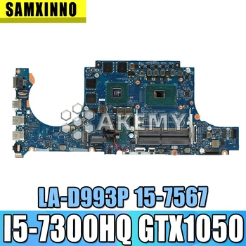 LA-D993P originalus mainboard DELL Inspiron 15-7567 su I5-7300HQ GTX1050 Nešiojamas plokštė