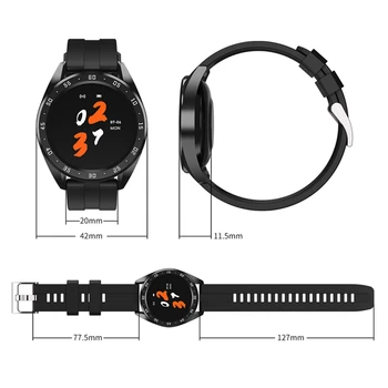 X10 Smart Watch Kraujo spaudimas Pedometer Širdies ritmo Monitorius Vandeniui IP67 Fitness Tracker Apyrankė Band Laikrodis, Skirtų 