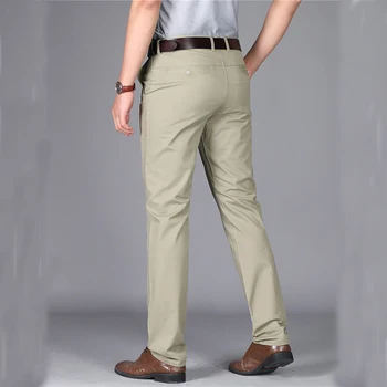 2020 metų vasaros naują medvilnė kelnės vyrams korėjos atsitiktinis kelnės aukšto juosmens plonos tiesios kelnės vyrams nemokamai karšto poilsiu streetwear ziajać