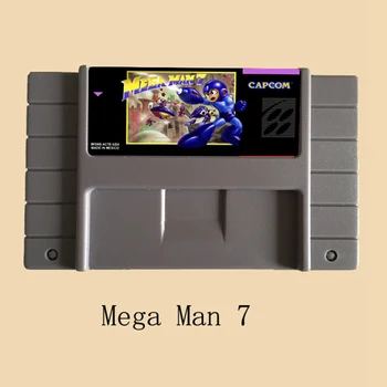 Mega Vyras 7 16 bitų Didelis, Pilkos spalvos Žaidimo Kortelės JAV NTSC Žaidimo Žaidėjai