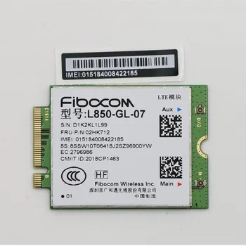 Fibocom L850-GL 4G Belaidžio M. 2 WWAN Kortelės Lenovo Thinkpad X1 carbon 7 T490 X390 T490S P53s P43s P72 P72S FRU 02HK712