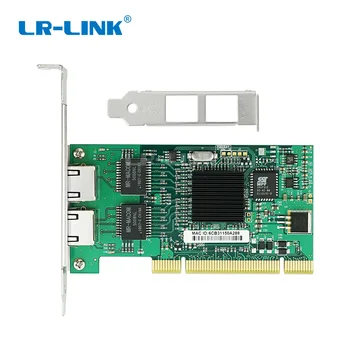 LR-LINK 7212MT Gigabit Ethernet Tinklo Adapteris 10/100/1000Mb Dual Port RJ45) PCI LAN tinklo Korta Intel 82546 Suderinama 8492MT NIC