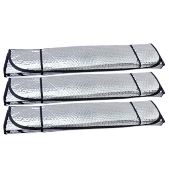 Sulankstomas Aliuminio folija Didelio Dydžio Saulės Pavėsyje, Sunkvežimių Van Automobilio priekinio Stiklo Antveidis Bloko Dangtis